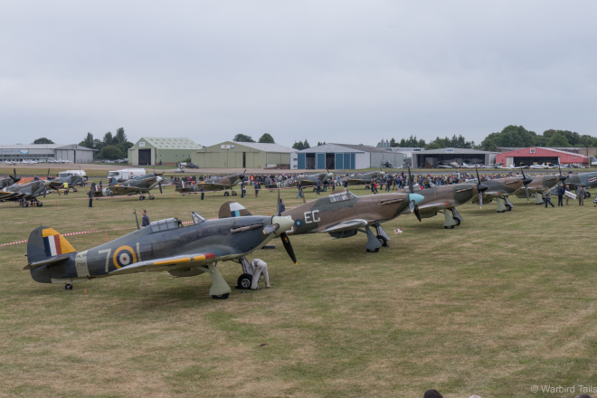 Five Hurricanes were amongst the many highlights of the day. 